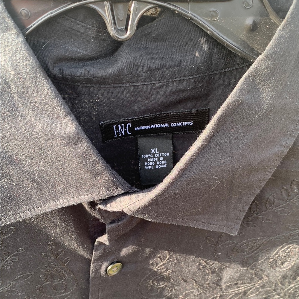 INC International Concepts Men's Black Jacket